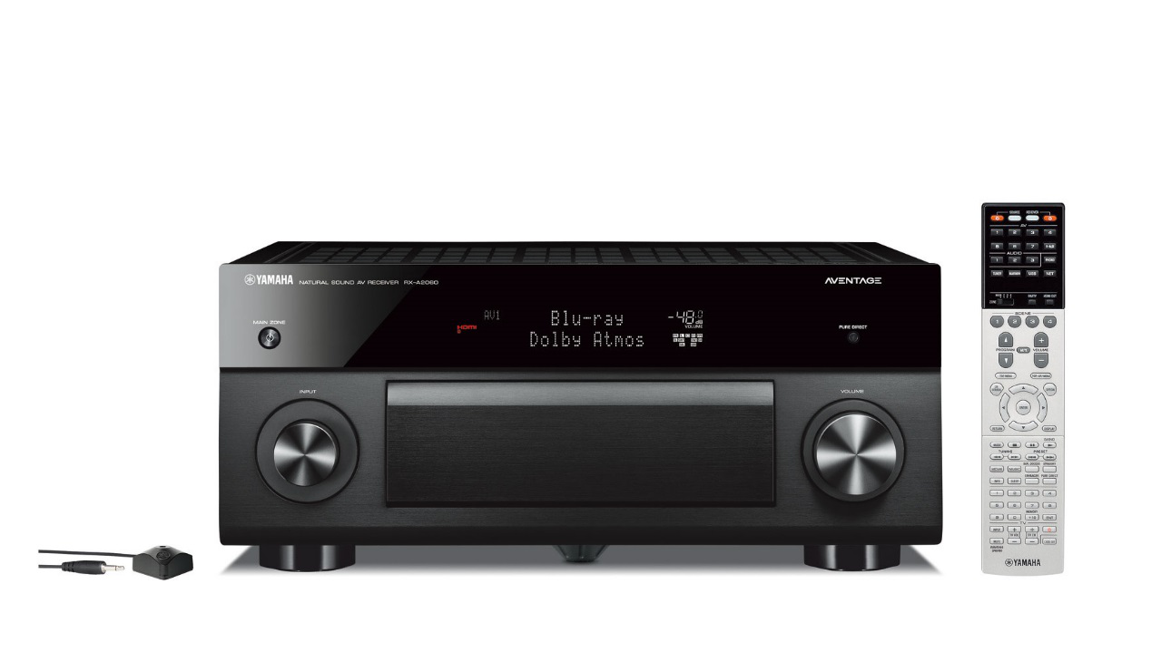 雅马哈新AVENTAGE RX-A60系列9.2声道3D沉浸式无线家庭影院功放RX-A2060, 支持Dolby Atmos®,DTS:X™,4K Ultra HD和MusicCast 多房间无线智能音乐系统